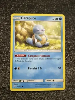 CARAPUCE COMMUNE - POKEMON 22/181 SL9 DUO DE CHOC NEUF FR - Image 1