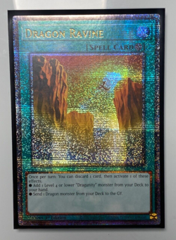 Yu-Gi-Oh! Dragon Ravine RA03-EN248 Quarter Century Secret Rare 1st Edition NM - Image 1