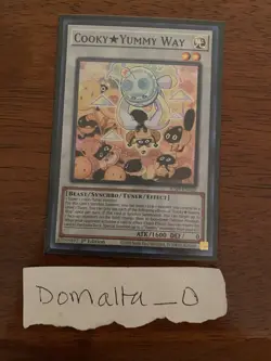Yugioh Cupsy Cooky Lollipo Yummy Way & Yummyusment Mignon Acroquey Super Rare NM - Image 2