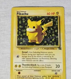 Pikachu Promo Card From Wizards Black Star With The Number 1 - Image 3