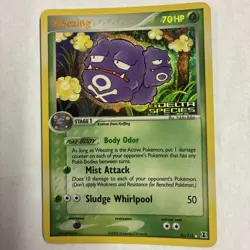 *NM* Weezing 33/113 EX Delta Species Stamped Reverse Holo Rare Card Pokemon TCG - Image 1