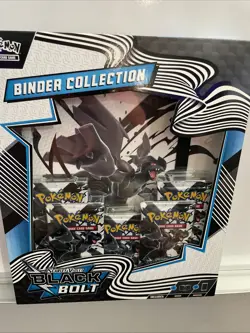 Pokemon Black Bolt Binder Collection English Sealed OVP PSA New Card 9-Pocket - Image 1