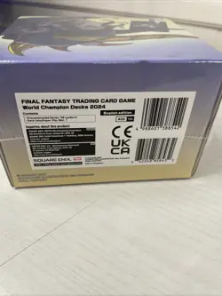 Final Fantasy TCG World Championship Decks 2024 Trading Card Game NEW Sealed - Image 3