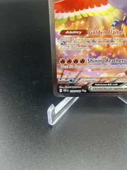 Pokemon Destined Rivals Ethan's Ho-Oh EX Card 230/182 - Image 5