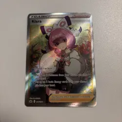 KLARA 194/198 SWSH CHILLING REIGN FULL ART TRAINER HOLO POKEMON CARD - Image 1