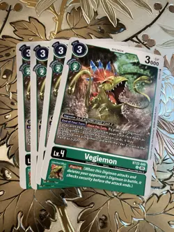 Digimon Card Game Playset Vegiemon BT22-049 U Cyber Eden - Image 1