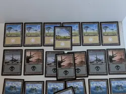 Magic The Gathering MTG Portal Basic Lands NM/LP 35 Cards 7 Of Each Type - Image 2