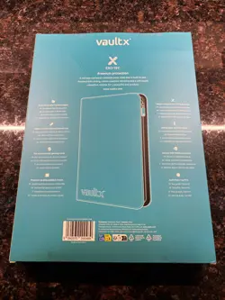 Vault X Ocean Blue 9-Pocket Exo-Tec Zip Binder - 360 Cards - Sealed New - Image 2