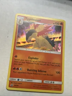 Typhlosion Black Star Promo - SM185 Holo - Pokemon Card 2019 - Image 1
