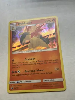Typhlosion Black Star Promo - SM185 Holo - Pokemon Card 2019 - Image 2