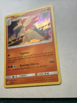 Typhlosion Black Star Promo - SM185 Holo - Pokemon Card 2019 - Image 3