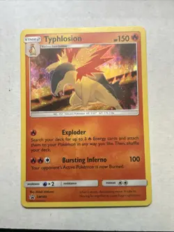 Typhlosion Black Star Promo - SM185 Holo - Pokemon Card 2019 - Image 4