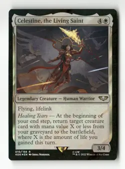 Celestine, the Living Saint (Surge Foil) Universes Beyond: Warhammer 40,000 #10 - Image 1
