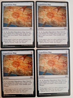 4x Expedition Map Double Masters 255/332 LP MTG Magic the Gathering 2020 - Image 1