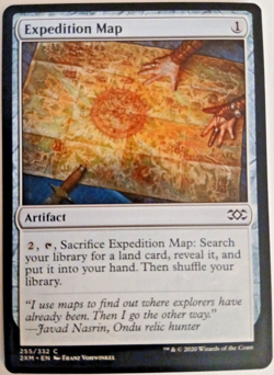 4x Expedition Map Double Masters 255/332 LP MTG Magic the Gathering 2020 - Image 2