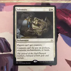 Solemnity - Hour of Devastation - Magic the Gathering MTG - Image 1
