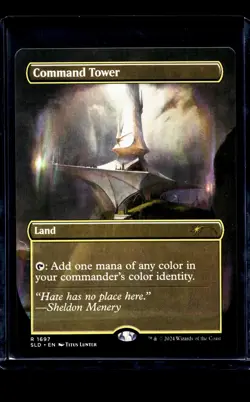 2024 MTG Magic the Gathering SLD Secret Lair Drop Borderless #1697 Command Tower - Image 1