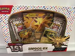 Pokemon TCG Scarlet & Violet 151 Zapdos EX Collection Box Sealed NEW - Image 2