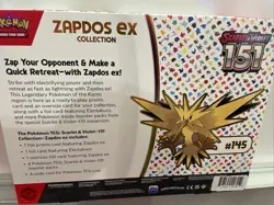 Pokemon TCG Scarlet & Violet 151 Zapdos EX Collection Box Sealed NEW - Image 4