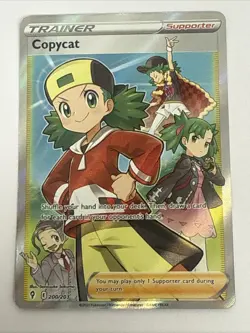 Pokemon TCG Copycat 200/203 Ultra Rare Sword & Shield Evolving Skies NM - Image 1