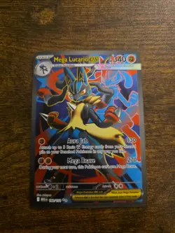 Pokemon TCG Mega Lucario EX 160/132 Ultra Rare Holo NM Mega Evolutions Full Art - Image 1