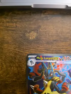 Pokemon TCG Mega Lucario EX 160/132 Ultra Rare Holo NM Mega Evolutions Full Art - Image 3