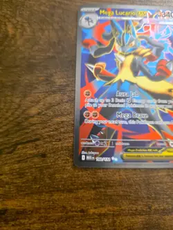 Pokemon TCG Mega Lucario EX 160/132 Ultra Rare Holo NM Mega Evolutions Full Art - Image 5