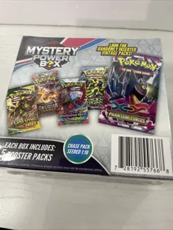 POKEMON MYSTERY POWER BOX (5 BOOSTER PACKS) CHASE PACK SEEDED 1:10 RARE!!! - Image 4