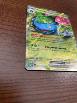 Pokemon TCG Venusaur EX Holo Double Rare Stellar Crown 001/142 NM/M Condition - Image 2