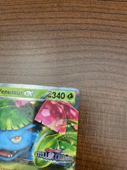 Pokemon TCG Venusaur EX Holo Double Rare Stellar Crown 001/142 NM/M Condition - Image 4