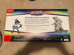 Scarlet & Violet Prismatic Evolutions Lucario ex & Tyranitar ex - Image 2