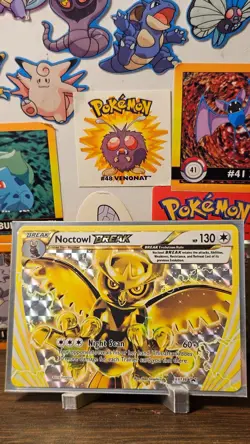 Noctowl Break - XY136 Black Star Promo - Rare Holo - Pokemon TCG Lightly Played - Image 1