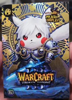 Pokemon Pikachu Cosplay! Warcraft Gold Foil - Image 1