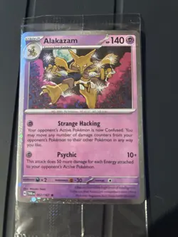 Alakazam Cosmos Holo Twilight Masquerade Pokemon TCG 82/167 NM Sealed Knock out - Image 1