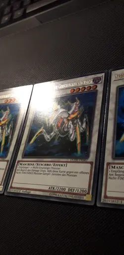 Yu-Gi-Oh! 3x Verbundeter der Gerechtigkeit Catastor, DUDE-DE007, UR, 1. A., NM - Image 3
