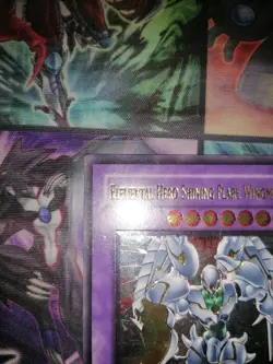 YU-GI-OH! Elemental Hero Shining Flare wingman 1st Edition Ultimate Rare Euro - Image 2