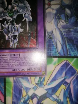 YU-GI-OH! Elemental Hero Shining Flare wingman 1st Edition Ultimate Rare Euro - Image 4