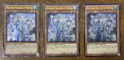 Yu-Gi-Oh Spellbook Magician of Prophecy Ultimate Rare 1st Ed. REDU-EN015 (3) NM - Image 1