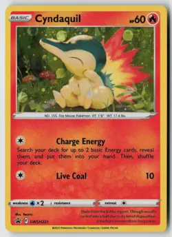 Cyndaquil - (Cosmos Holo) SWSH221 - SWSH: Sword & Shield Promo Cards Holo - PTCG - Image 1