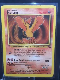 Pokemon TCG Moltres Fossil 1999 Card #27/62 - Image 2