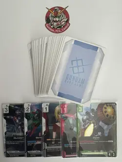 50 Card Bulk Lot - C/U/R - Gundam Card Game TCG [Newtype Rising - GD01] - Image 1