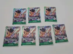 Lot (7) One Piece PRB02 Cavendish English Playset EB01-012 4 Card Best Vol.2 - Image 1