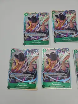 Lot (7) One Piece PRB02 Cavendish English Playset EB01-012 4 Card Best Vol.2 - Image 2