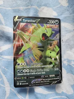 SWSH109 Tyranitar V | Black Star Promo Holo Rare Pokemon Trading Card Game TCG - Image 1