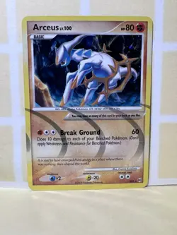 Arceus AR8 Platinum Holo Rare Card - Image 1