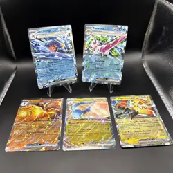 Pokemon 5 Card EX Lot - All Holo - Near Mint - Mixed Variety - Exact Cards Shown - Image 1