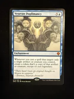 Dominaria United #73 Vesuvan Duplimancy Magic The Gathering MTG Mythic - Image 1