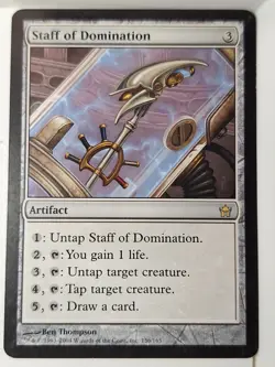 Staff of Domination - Fifth Dawn - Magic the Gathering MTG Nice! - Image 1