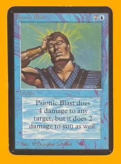 MTG PSIONIC BLAST Alpha (OldManMTG 012-004) - Image 1