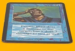 MTG PSIONIC BLAST Alpha (OldManMTG 012-004) - Image 5